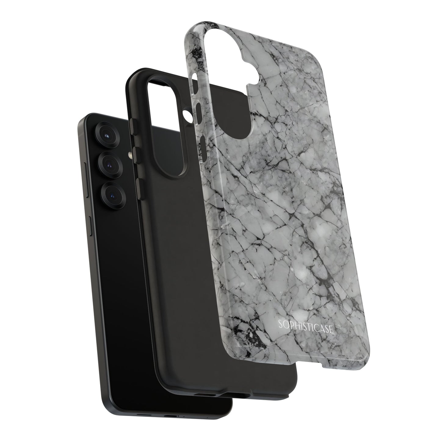 Marble Opulence in Grey - iPhone Case, Samsung Galaxy Case, Google Pixel Case