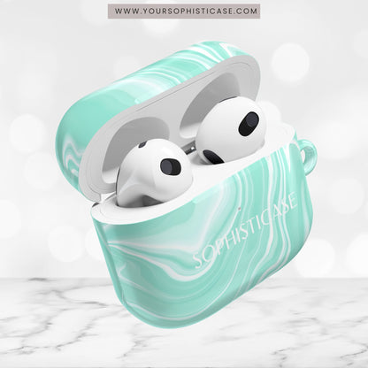AirPod Cases - Liquid Dreams in Green