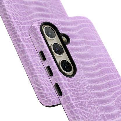 Luxe Leather in Purple - Tough Phone Case