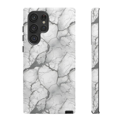 Marble Opulence in Charcoal Grey - Tough Phone Case