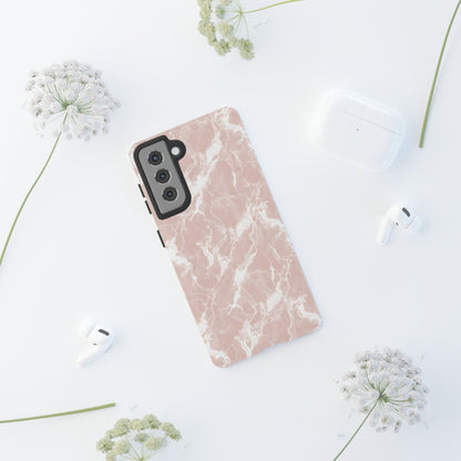 Marble Crush in Neutral Beige - Tough Phone Case
