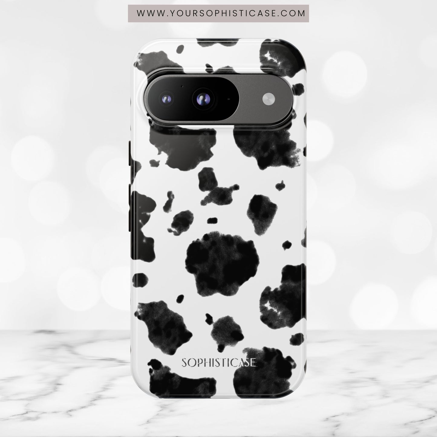Holy Cow in Black - iPhone Case, Samsung Galaxy Case, Google Pixel Case