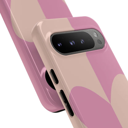 Be Mine in Pink and Brown - iPhone Case, Samsung Galaxy Case, Google Pixel Case