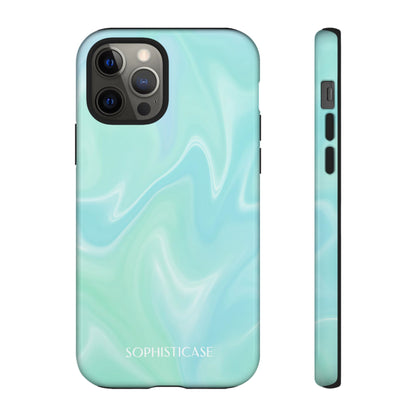 Liquid Magic in Green Haze - Drop Proof Phone Case for iPhone