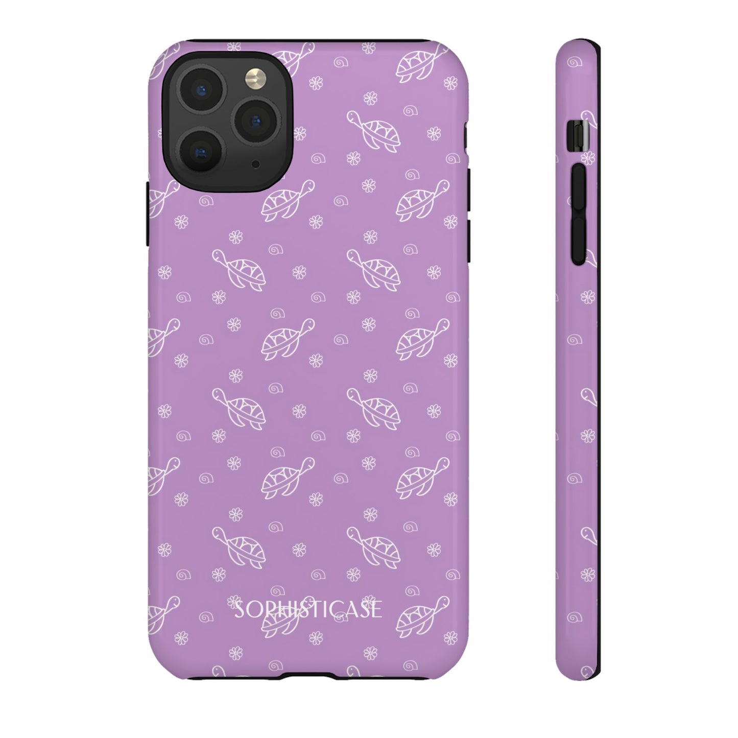 Turtle Island in Purple - Drop Proof iPhone Case