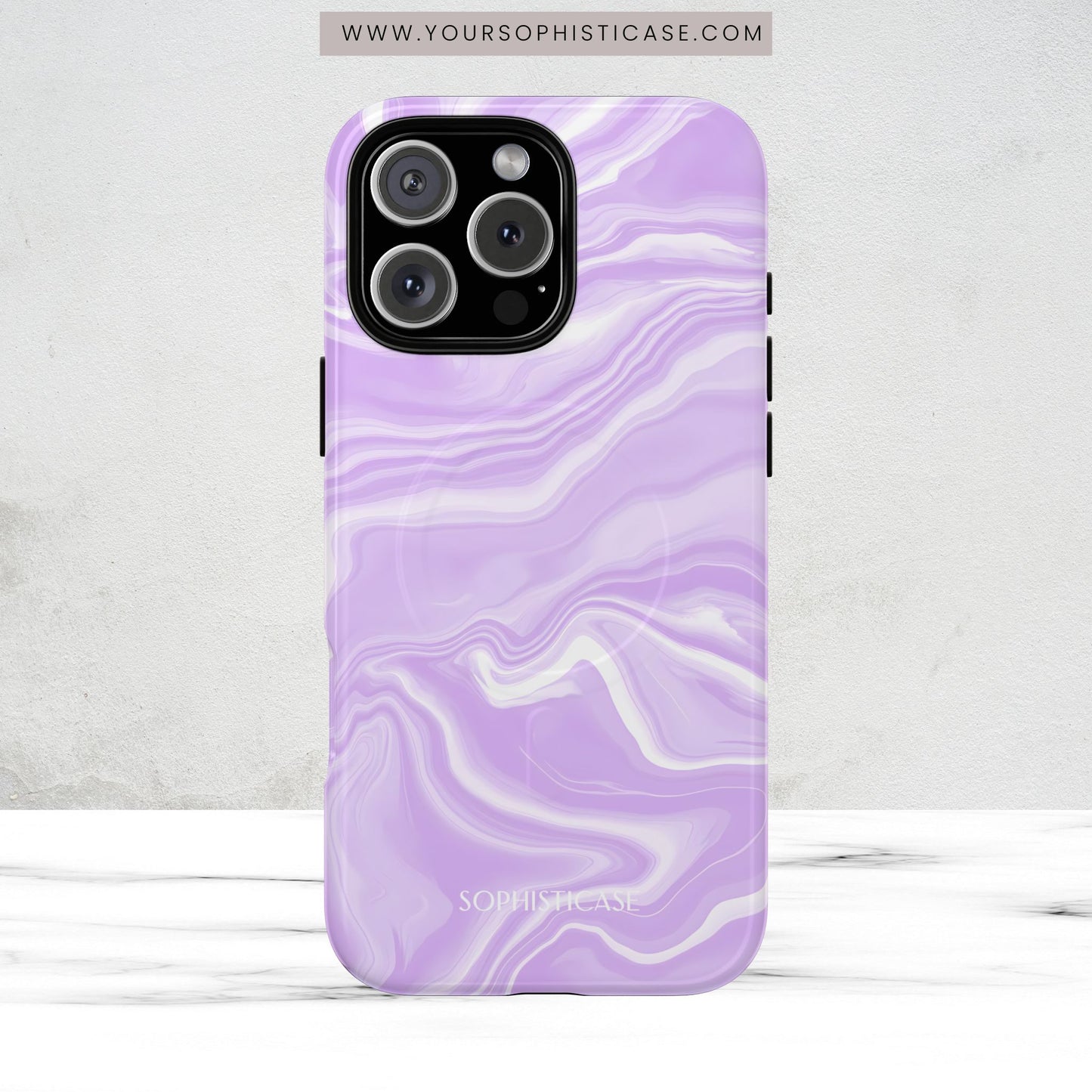 Liquid Dreams in Light Purple - Magsafe Case