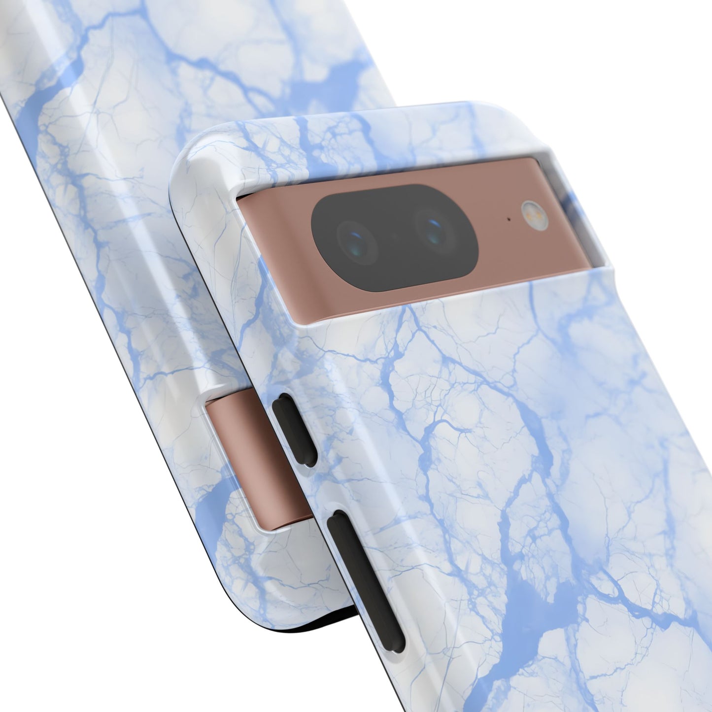 Marble Opulence in Blue - Tough Phone Case