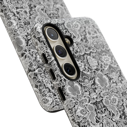 Luxe Lace in Black - iPhone Case, Samsung Galaxy Case, Google Pixel Case