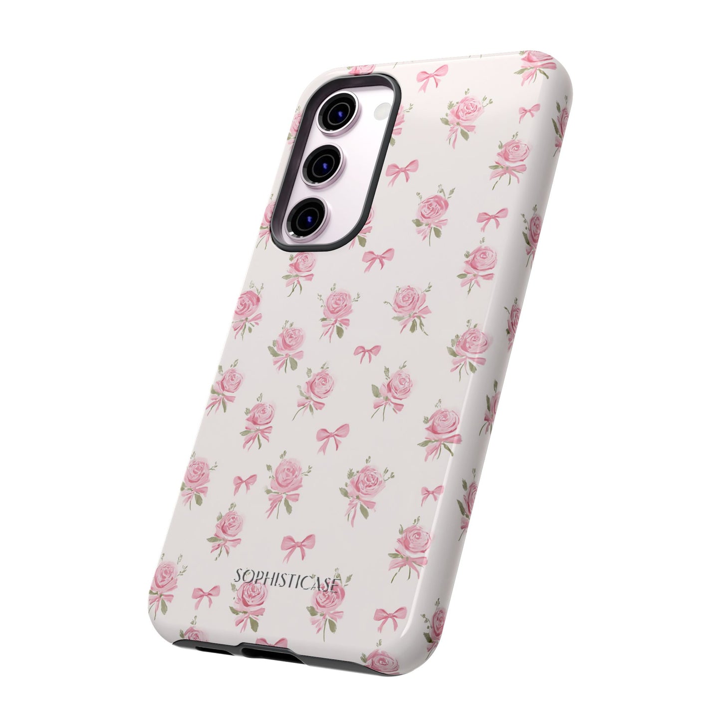 The Sweetest Thing in Coquette Roses and Bows - iPhone Case, Samsung Galaxy Case, Google Pixel Case