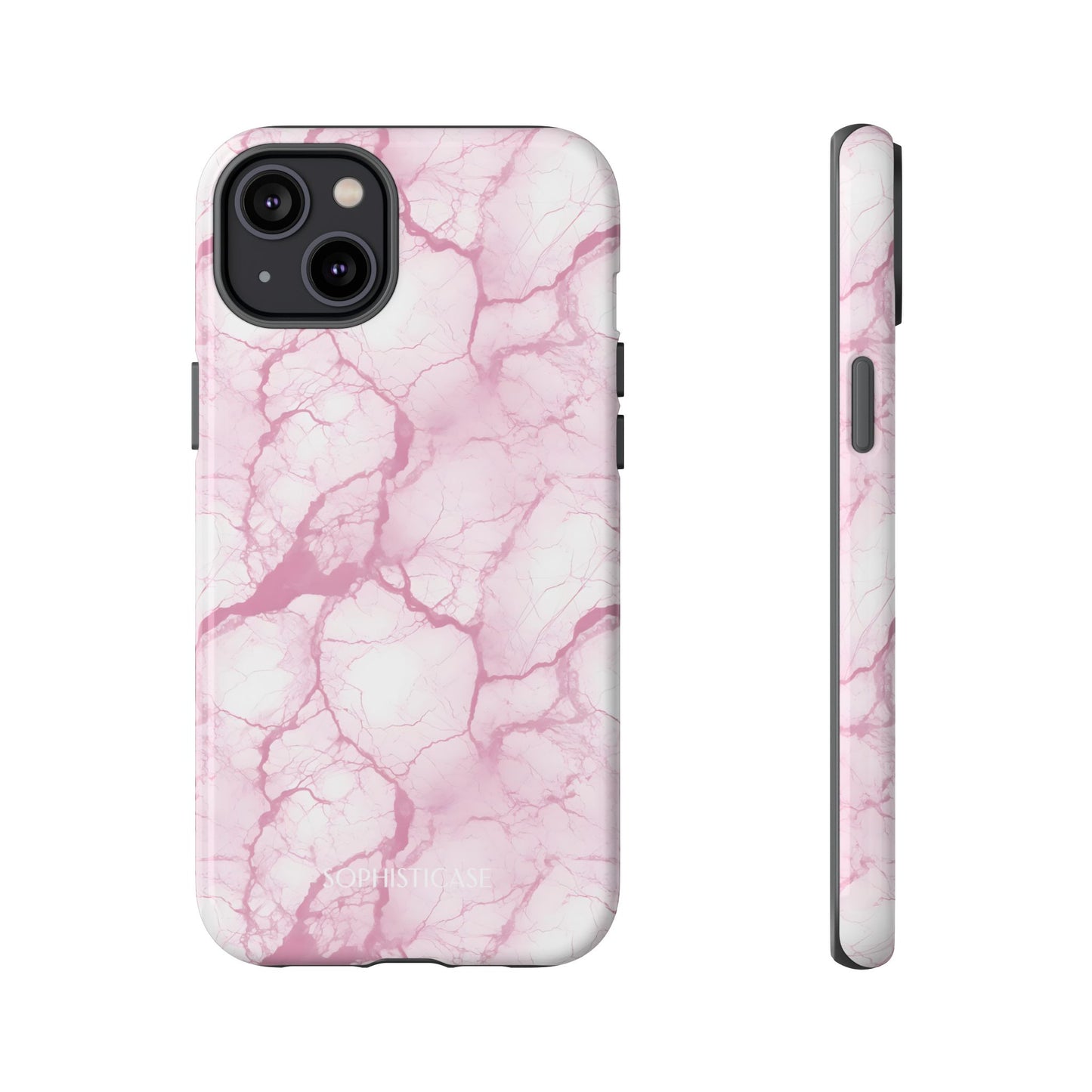 Marble Opulence in Pink - iPhone Magsafe Case