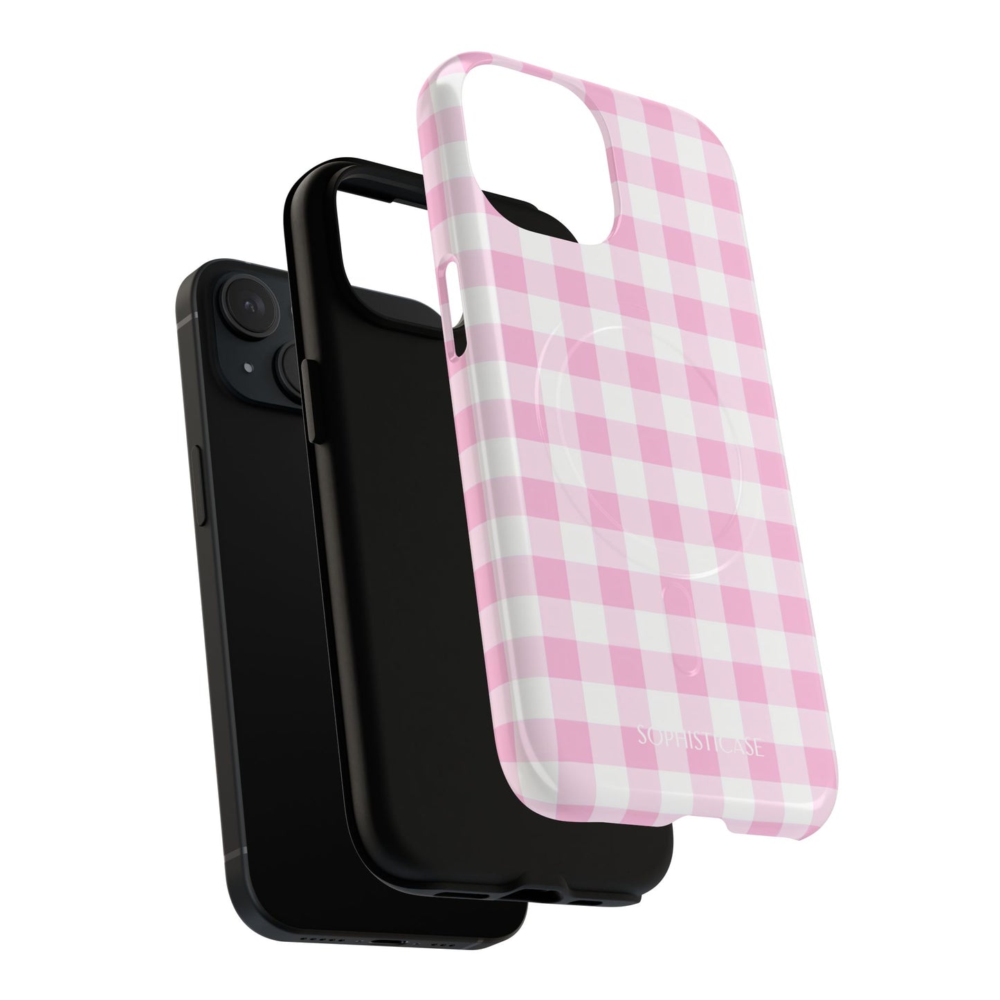 Gingham in Pink - Magsafe Case