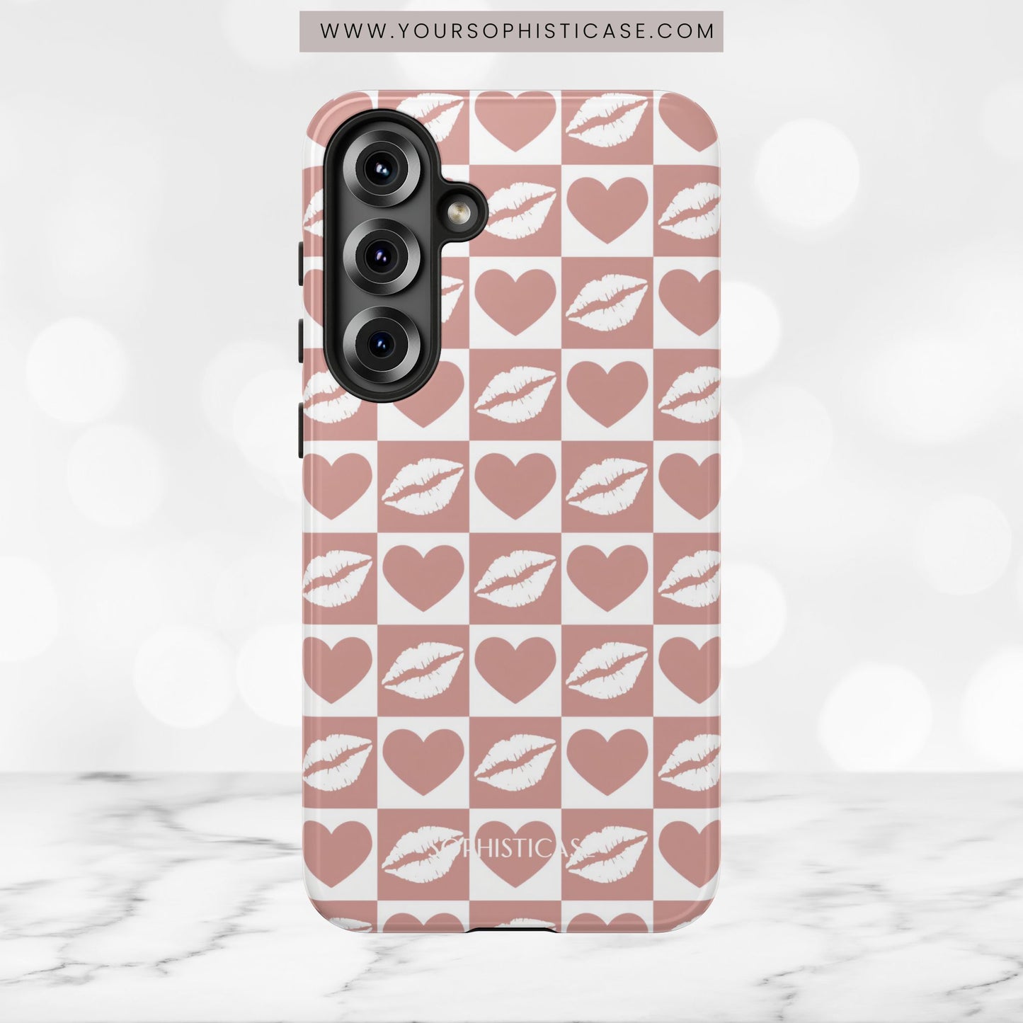 Belle Amie in Neutral Brown - Tough Phone Case