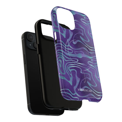 Cosmic Gold in Blue & Purple - iPhone Magsafe Case