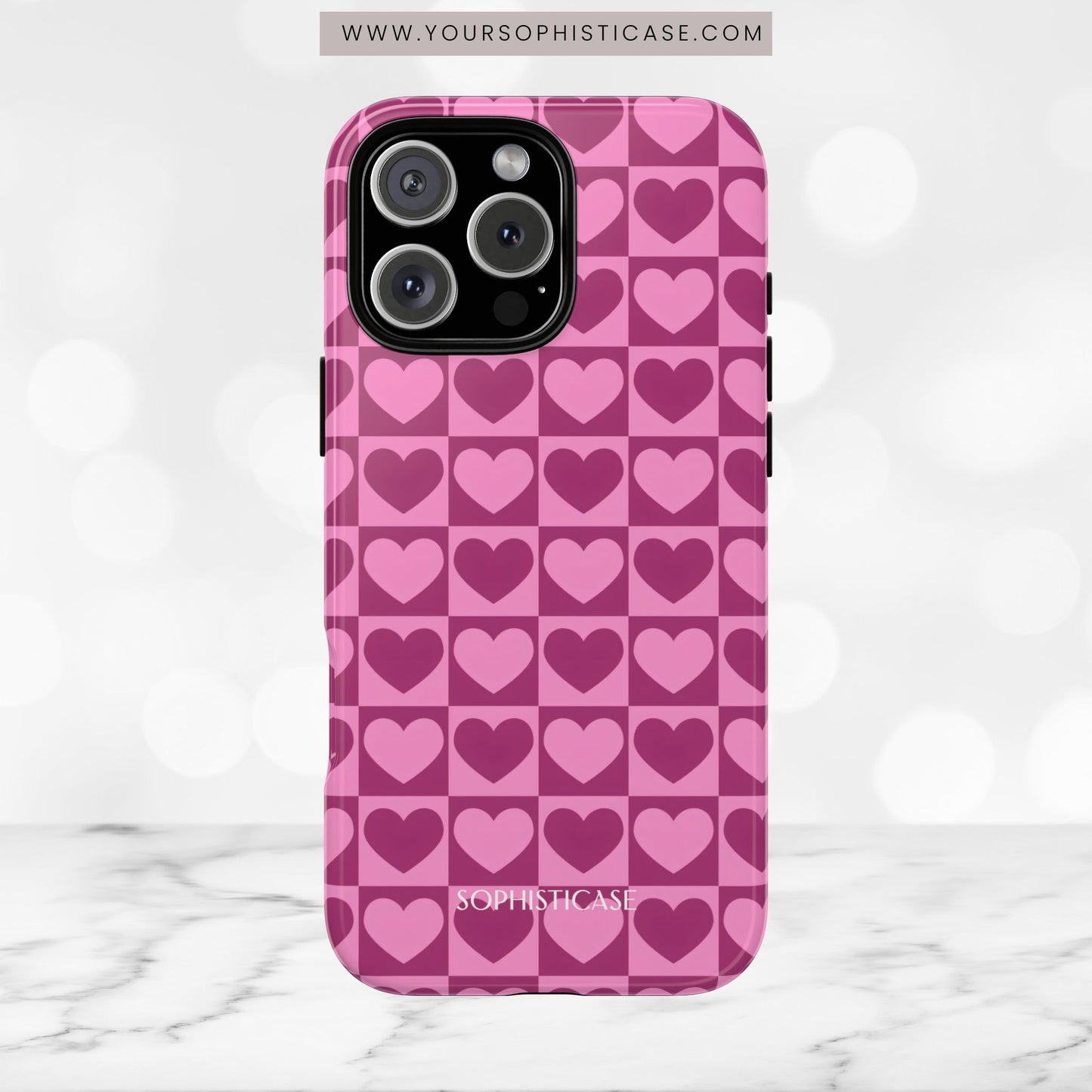 Tough Love in Purple - iPhone Case