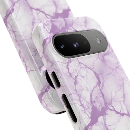 Marble Opulence in Purple - Tough Phone Case