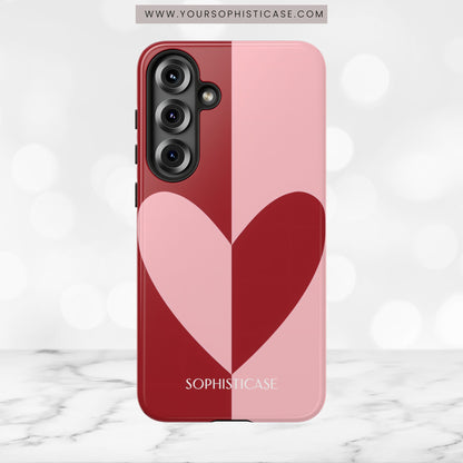 Be Mine in Red and Pink - iPhone Case, Samsung Galaxy Case, Google Pixel Case