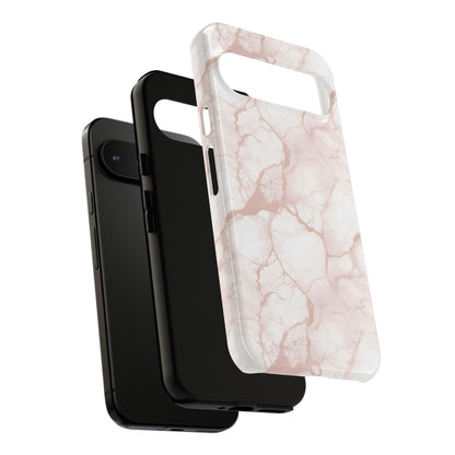 Marble Opulence in Neutral Beige - Tough Phone Case