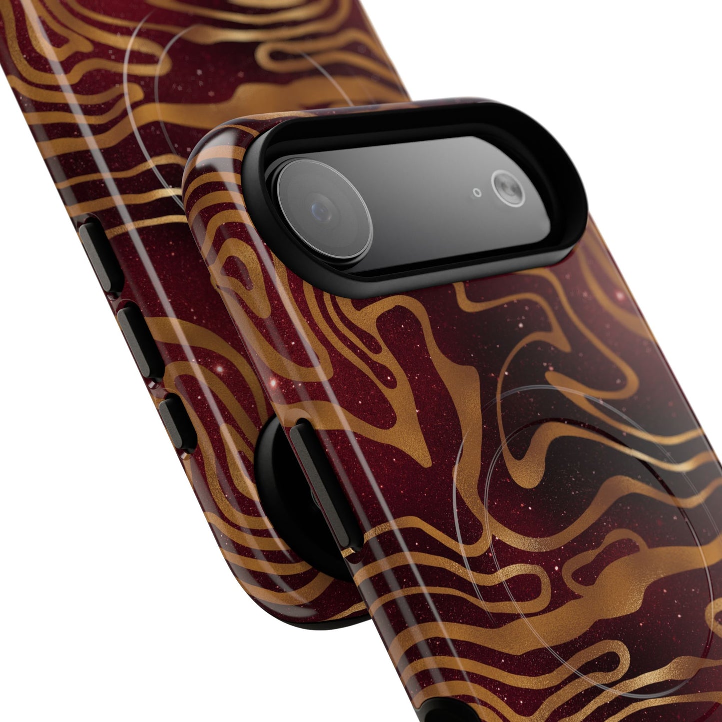 Cosmic Gold in Red - iPhone Magsafe Case