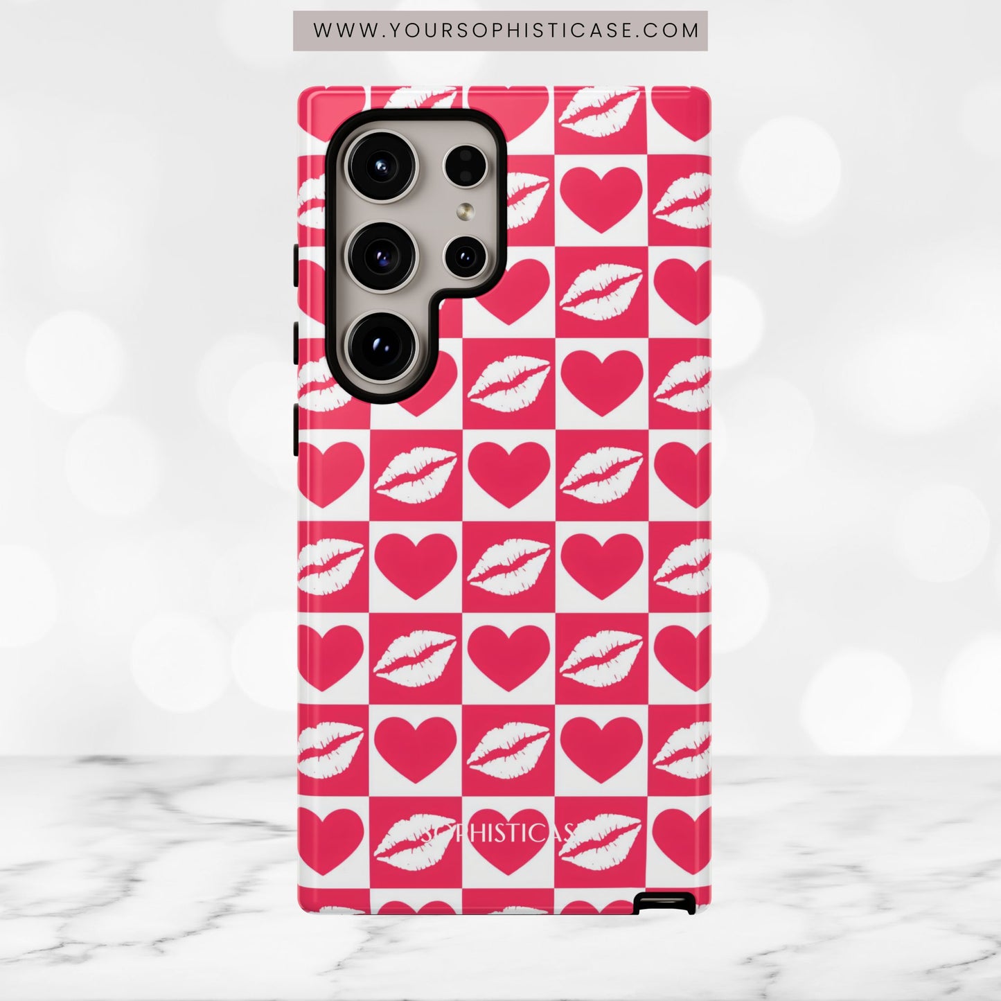 Belle Amie in Hot Pink - Tough Phone Case