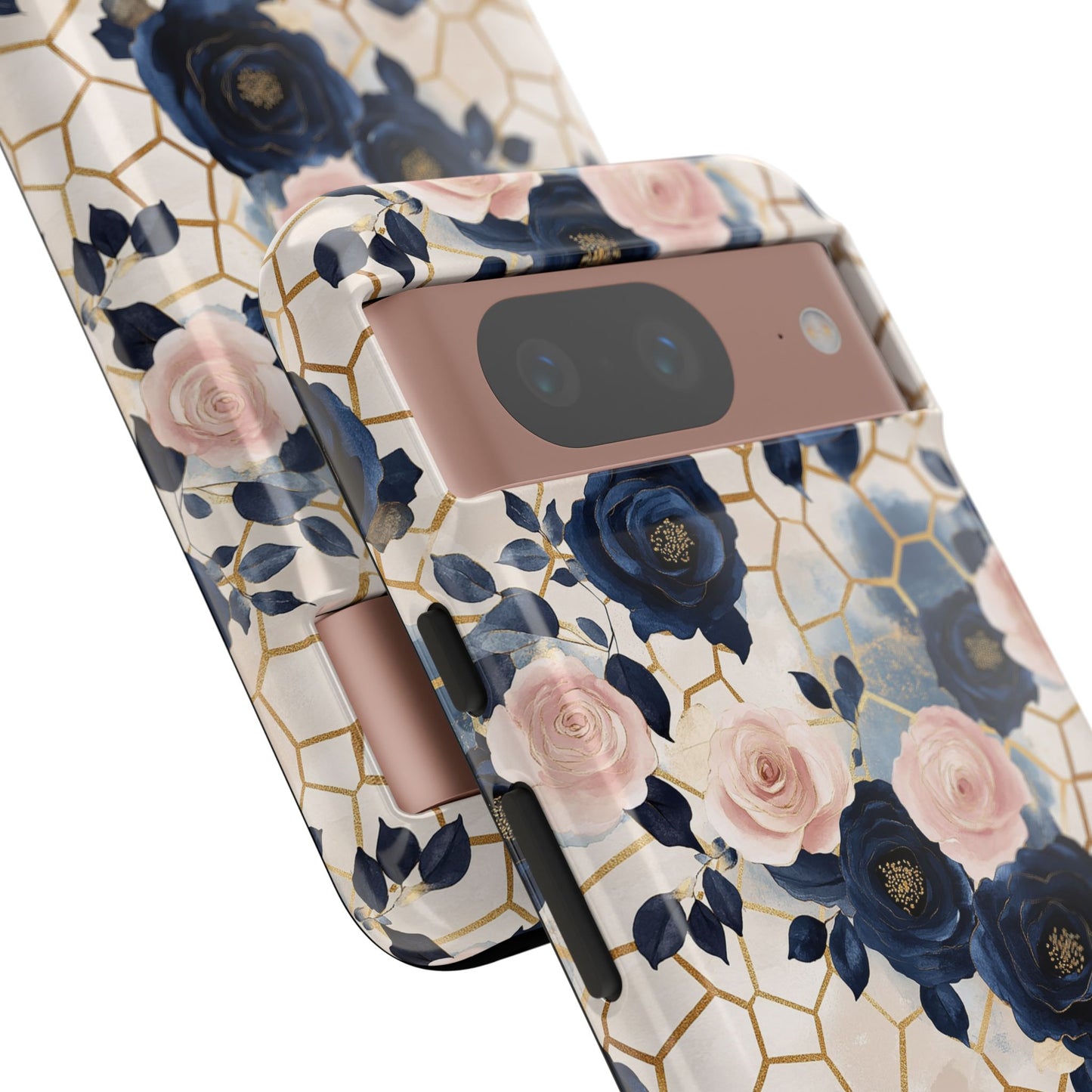 Royal Floral in Navy Hive - Tough Phone Case