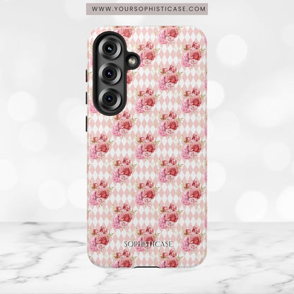 Rose Diamond Romance in Juliette - Tough Phone Case