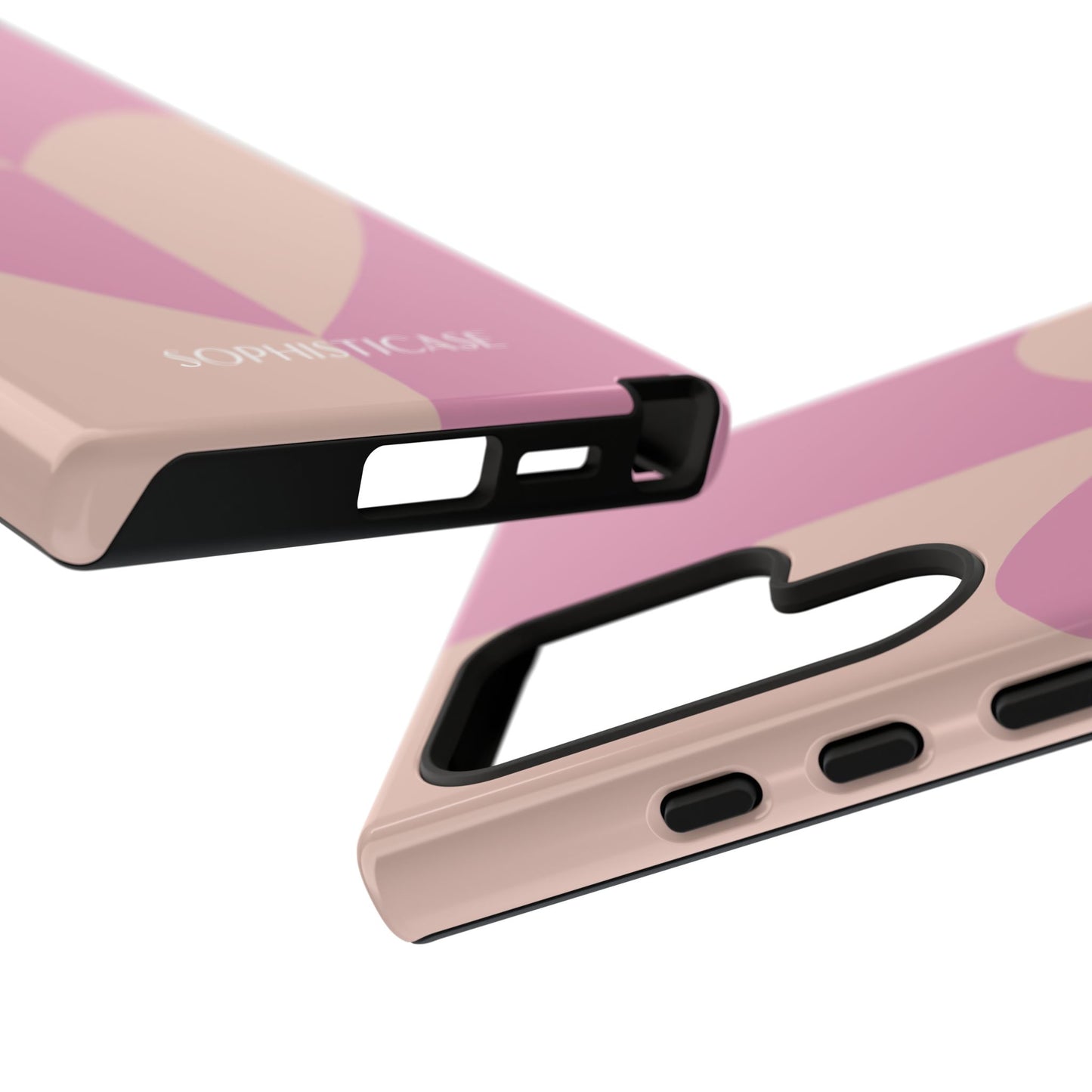 Be Mine in Pink and Brown - iPhone Case, Samsung Galaxy Case, Google Pixel Case