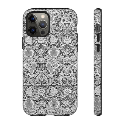 Luxe Lace in Black - Tough Phone Case