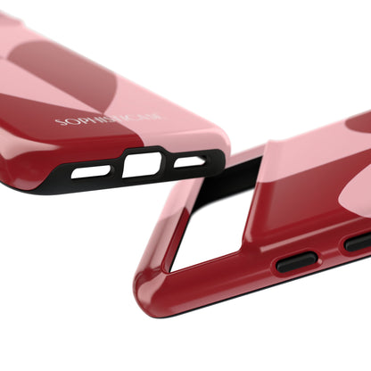 Be Mine in Red and Pink - iPhone Case, Samsung Galaxy Case, Google Pixel Case