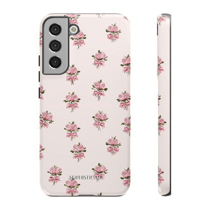 The Sweetest Thing in Coquette Rose Bouquet - iPhone Case, Samsung Galaxy Case, Google Pixel Case