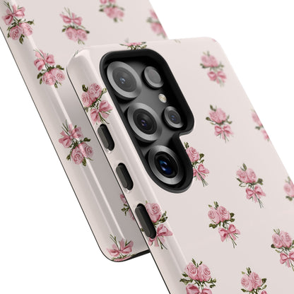 The Sweetest Thing in Coquette Rose Bouquet - iPhone Case, Samsung Galaxy Case, Google Pixel Case