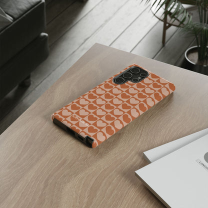 Tough Love in Brown - Tough Phone Case