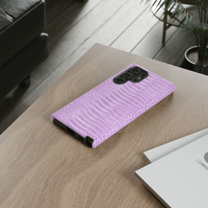 Luxe Leather in Purple - Samsung Galaxy Case