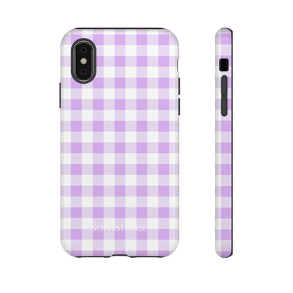 Tough Case - Gingham in Purple