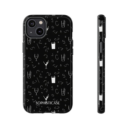 Cocktail Hour in Black - iPhone Case