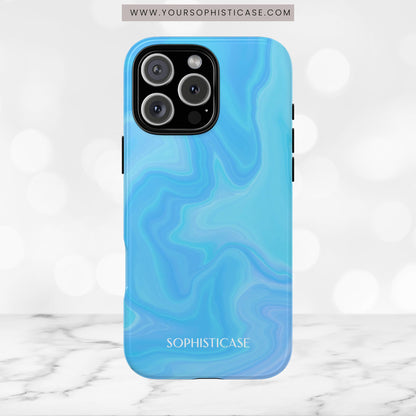 Liquid Magic in Blue - iPhone Case
