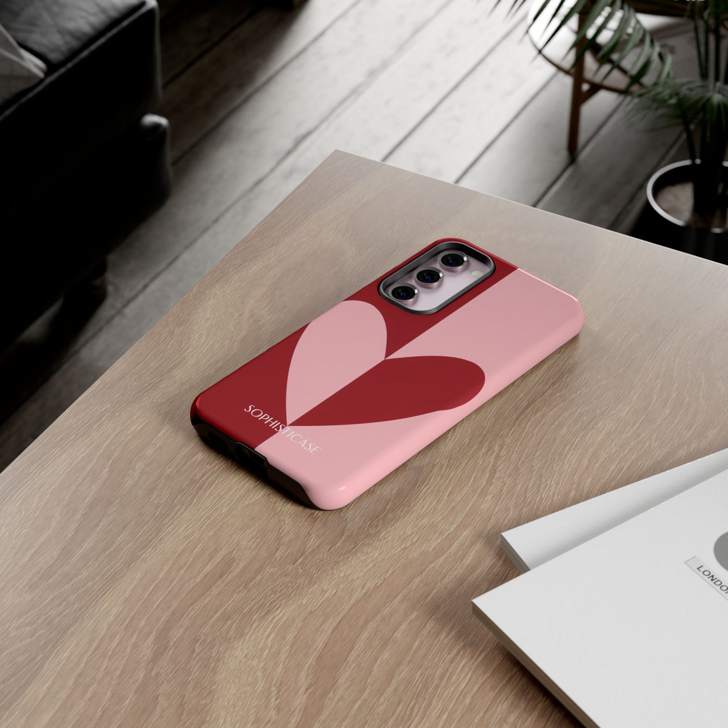 Be Mine in Red and Pink - iPhone Case, Samsung Galaxy Case, Google Pixel Case