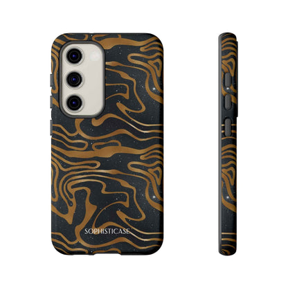 Cosmic Zebra in Black - iPhone Case, Samsung Galaxy Case, Google Pixel Case