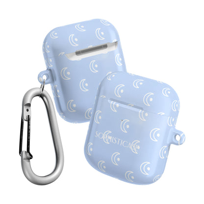 AirPod Cases - Moon Phase in Baby Blue