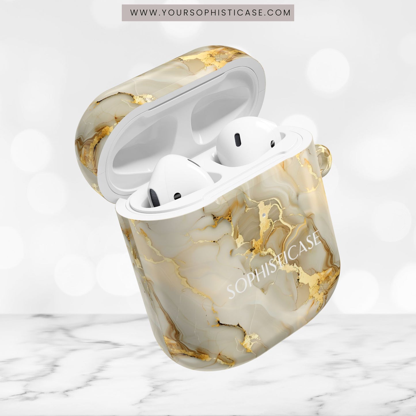 AirPod Cases - Gold Rush in Solace