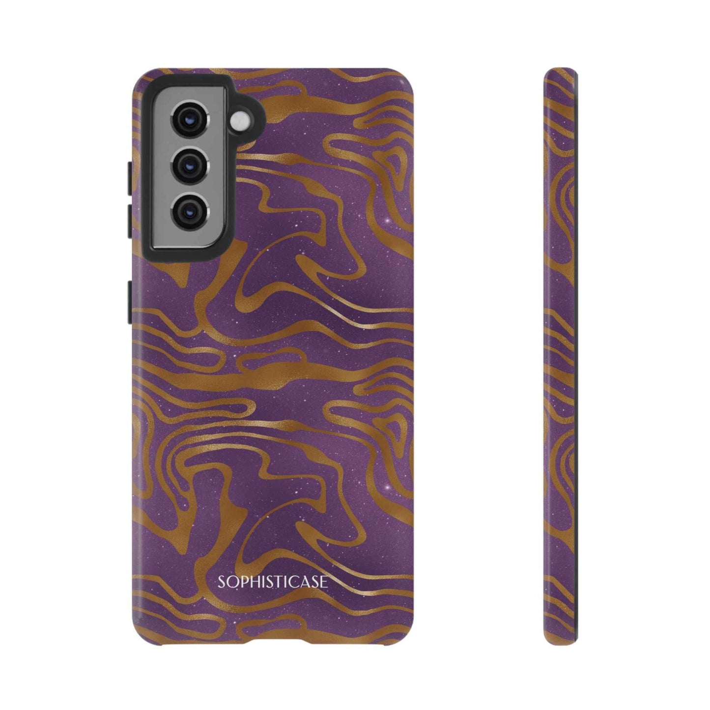 Cosmic Zebra in Purple - iPhone Case, Samsung Galaxy Case, Google Pixel Case