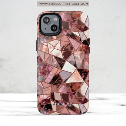 Rose' Runway in Merlot Mosaic - Magsafe Case