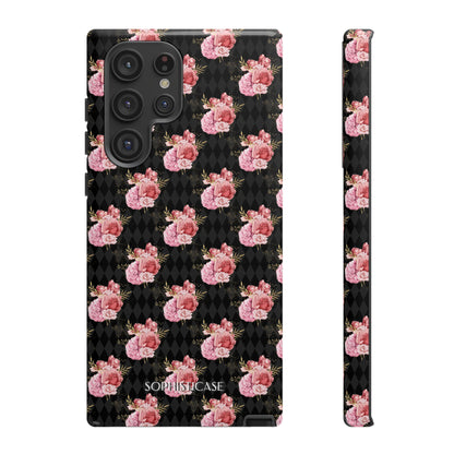 Rose Diamond Romance in Vivienne - Tough Phone Case