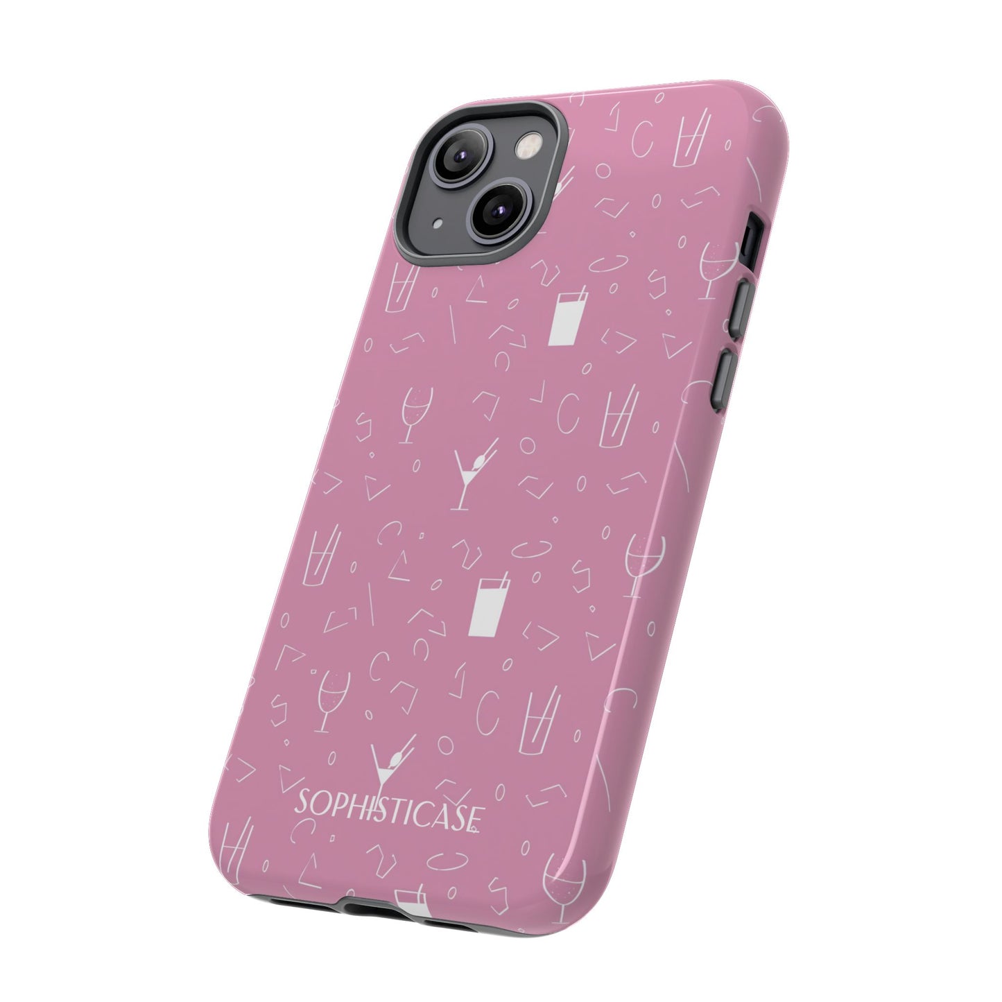 Cocktail Hour in Pink - iPhone Case