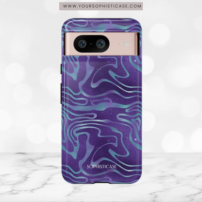 Cosmic Gold in Blue & Purple - iPhone Case, Samsung Galaxy Case, Google Pixel Case