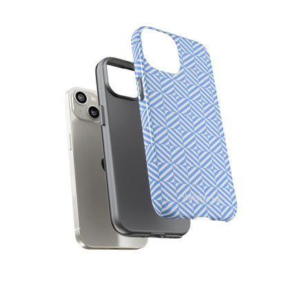 Illusions in Blue - Drop Proof Phone Case for iPhone