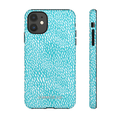 Oh Deer! in Aqua - Tough Phone Case for iPhone