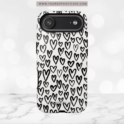 Dark Thoughts in Urban Heart - Tough Phone Case