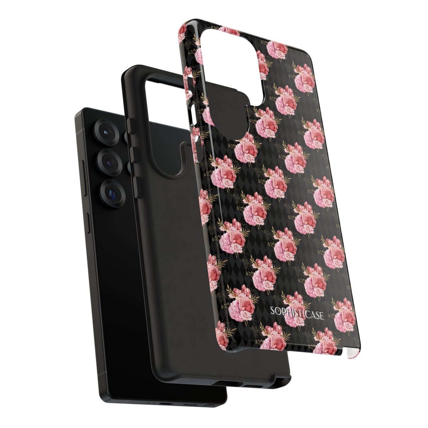Rose Diamond Romance in Vivienne - Tough Phone Case