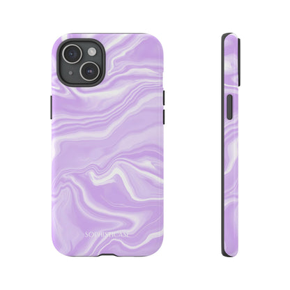 Liquid Dreams in Light Purple - iPhone Case
