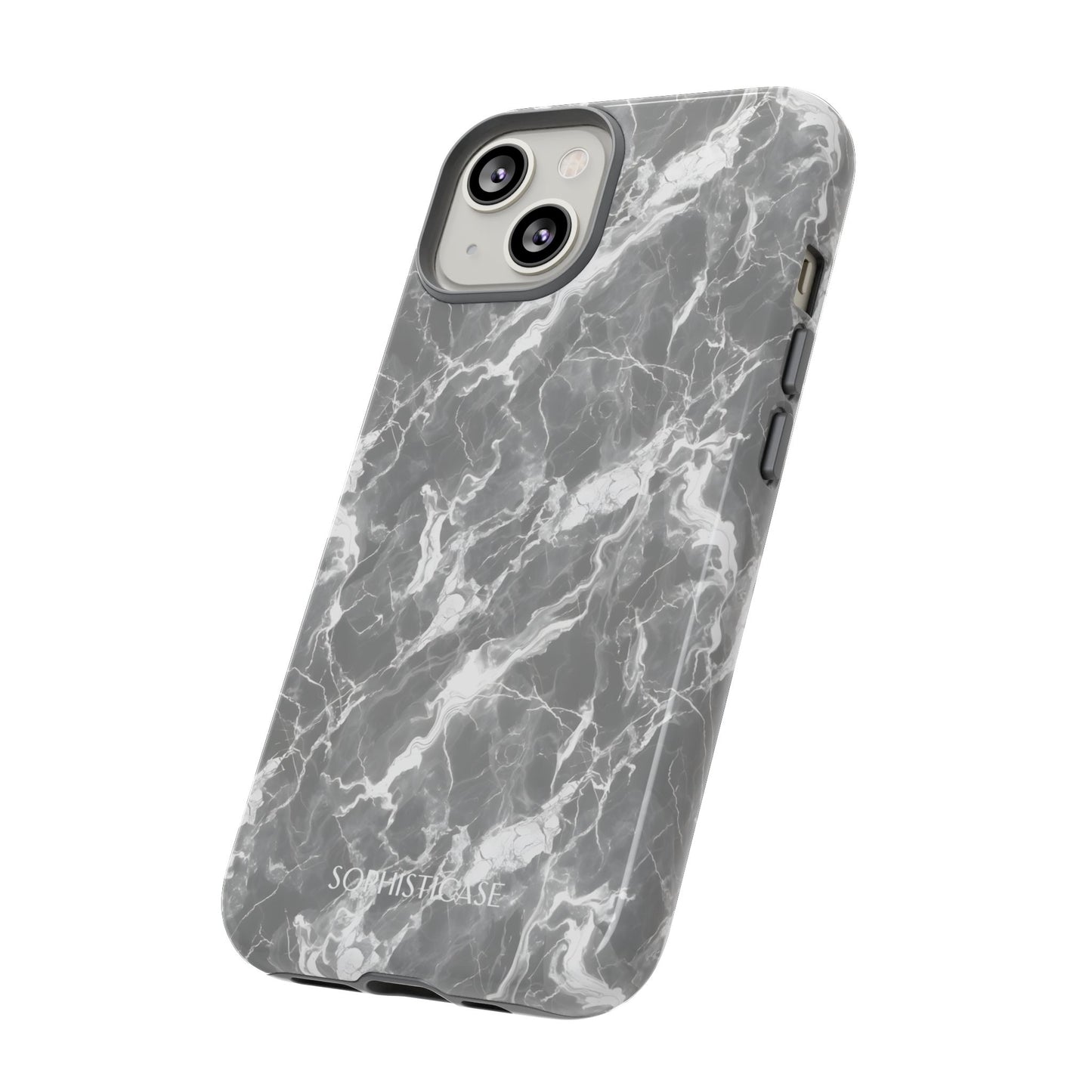 Marble Crush in Charcoal Grey - iPhone Case